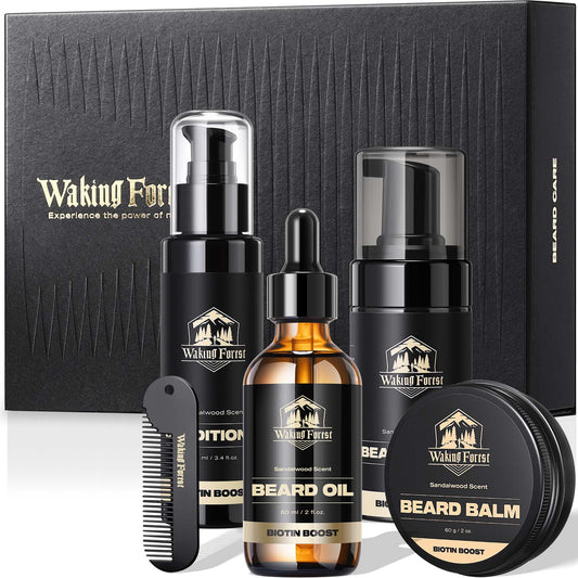 Biotin Beard Grooming Kit Gifts for Men